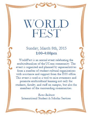 World Fest mini-flyer