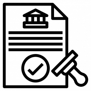 icon showing visa approved